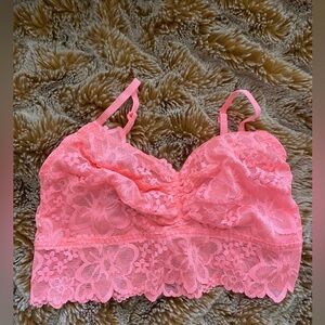 NWOT Victorias Secret pink lace bralette